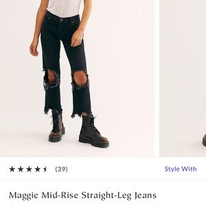 Free People Maggie Mid-rise Jeans